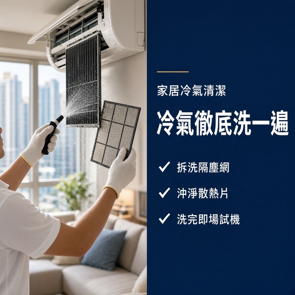 家務到手暑前活動:冷氣徹底清洗